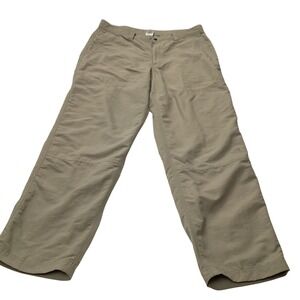 The‎ North Face Mens Khaki Nylon Outdoor Hiking Cargo Pants Size 36